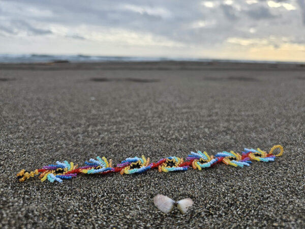 Rainbow Vortex on thr beach