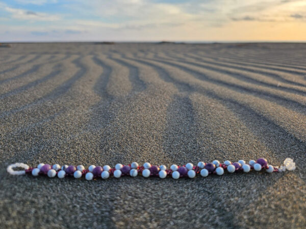 Healing Peace bracelet at sunset